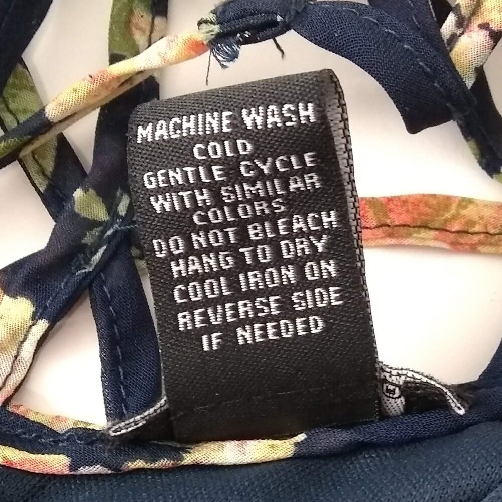 Rue21 Women's Lined Sundress with Caged Back Floral Dress Size Medium - Picture 7 of 7